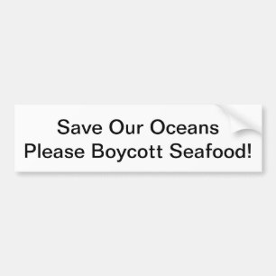 Save Our Oceans Bumper Sticker