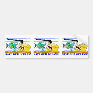 "Save Our Oceans"  Bumper Sticker