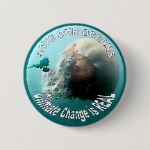 Save Our Oceans - Button
