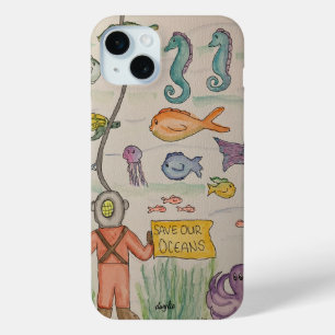 Save Our Oceans  iPhone 15 Mini Case