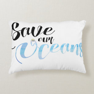 Save our Oceans Decorative Cushion
