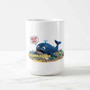 Save Our Oceans Environmental Art Coffee Mug