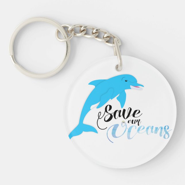 Save our Oceans Key Ring (Front)