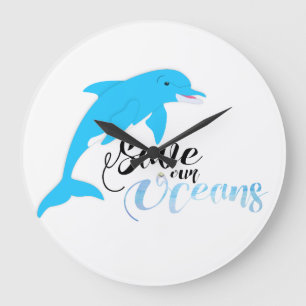 Save our Oceans Large Clock