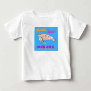 Save our Oceans Turtle Baby T-Shirt
