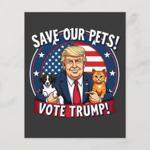 Save our Pets Vote Trump Pets For Trump