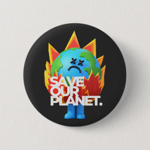 Save Our Planet 6 Cm Round Badge