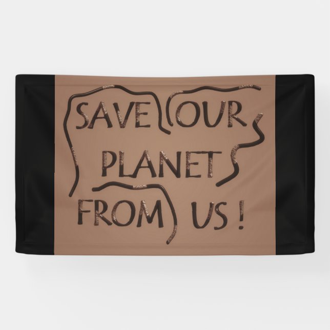 Save our planet be kind to it banner (Horizontal)