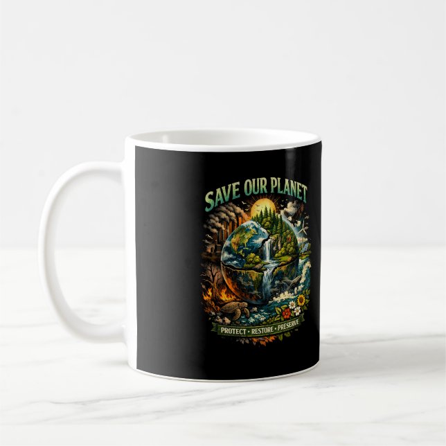 Save Our Planet Coffee Mug (Left)