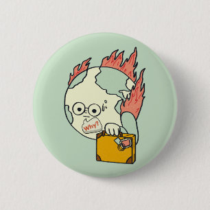 Save Our Planet - Earth Day 6 Cm Round Badge
