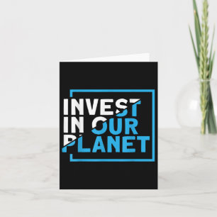 Save Our Planet Environmental Protection In Our Pl Card