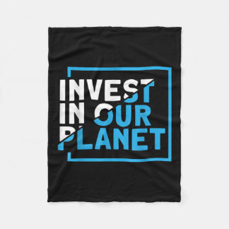 Save Our Planet Environmental Protection In Our Pl Fleece Blanket