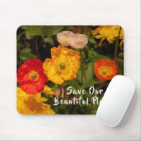 Save Our Planet Floral Botanical Saying Personaliz