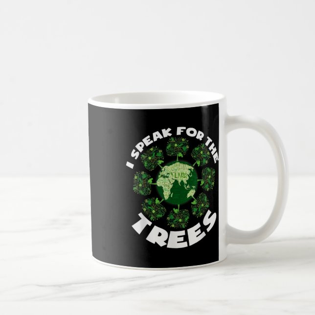 Save Our Planet For Environmental Protection Trees Coffee Mug (Right)