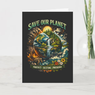 Save Our Planet Holiday Card