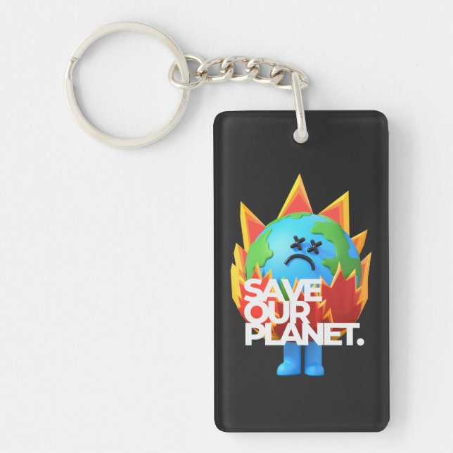 Save Our Planet Key Ring (Front)