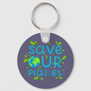 Save Our Planet Key Ring