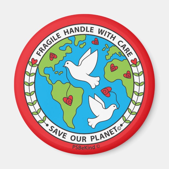 Save Our Planet_Magnet 2.25" Magnet (Front)