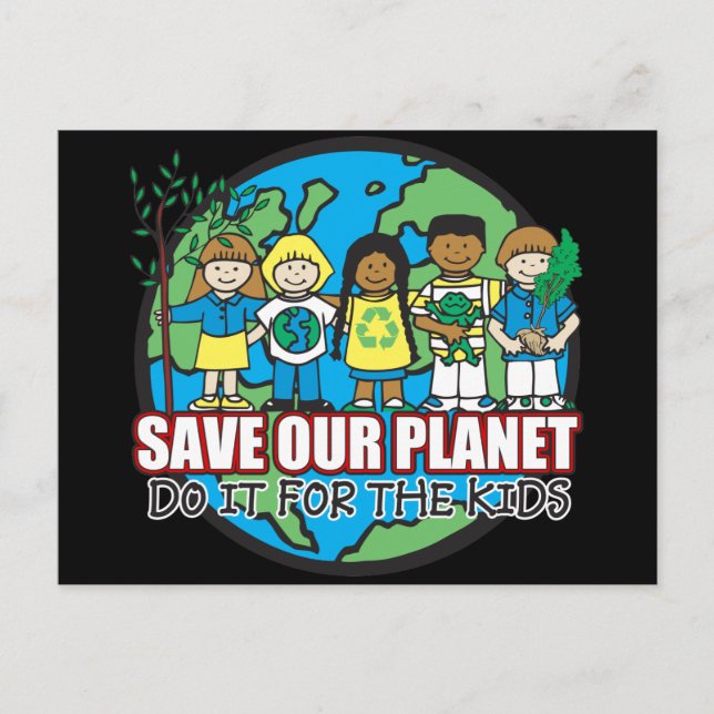 Save Our Planet Postcard (Front)
