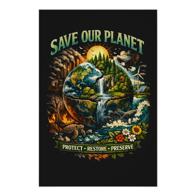 Save Our Planet Poster (Front)