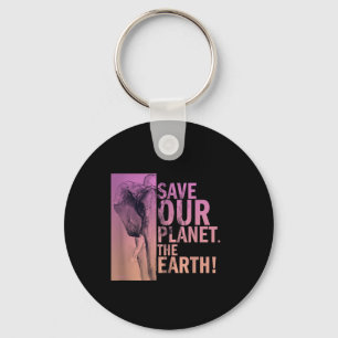 Save Our Planet The Earth Elephant Environmental P Key Ring