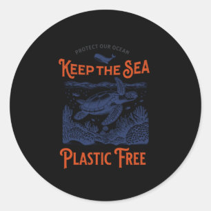 Save Our Sea Classic Round Sticker