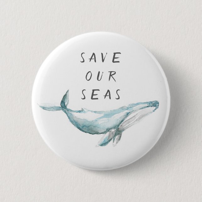 Save our Seas Conservation Pin (Front)