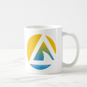 save our seas tricircles coffee mug