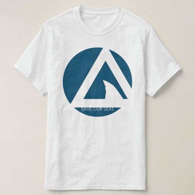 save our seas tricircles T-Shirt (Design Front)