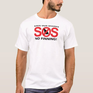 Save Our Sharks No Finning Men's Basic T-Shirt