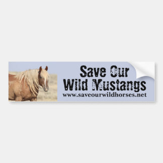 Save Our Wild Horses Bumper Sticker