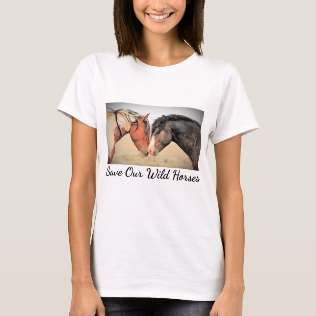 Save Our Wild Horses T-Shirt (Front)