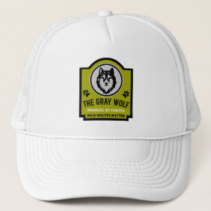Save Our Wolves Wild Life Protection Trucker Hat