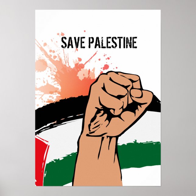Save Palestine Poster (Front)