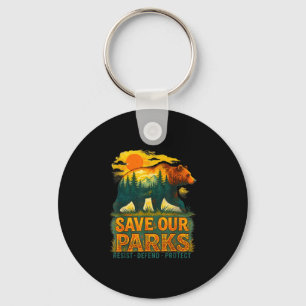 Save parks conservation bear nature park visitors key ring