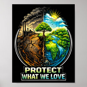 Save Planet Earth Day April 22 Environmental Poster