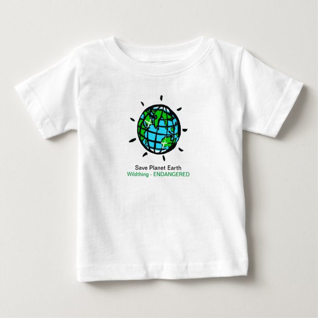 Save Planet Earth - Wildthing - Conservation - Baby T-Shirt (Front)
