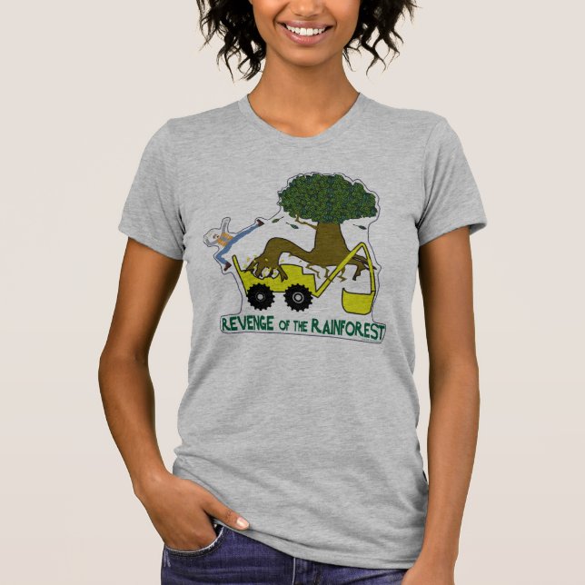 Save Rainforest Plant Trees Earth Day Eco T-Shirt (Front)