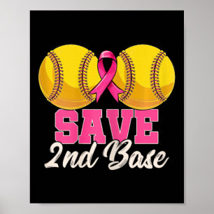 Save Second 2nd Se Breast Cancer Survivor Funny So Poster