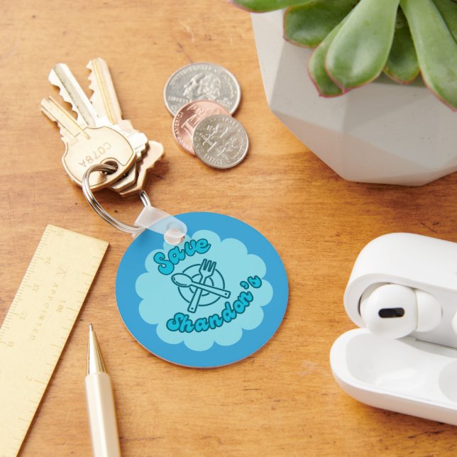 SAVE SHANDON'S - Rob's Diner - The Crossing  Key Ring (Desk)