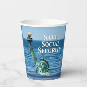 Save Social Security Paper Cups