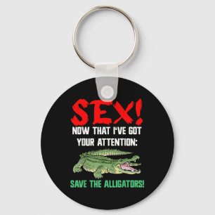 Save The Alligators - Animal Welfare For Crocodile Key Ring
