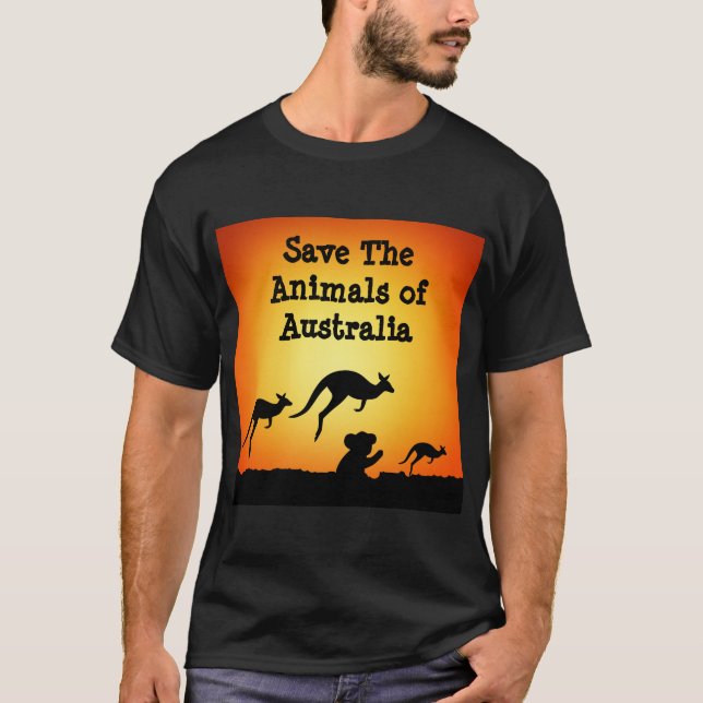 Save The Animals of Australia T-Shirt (Front)