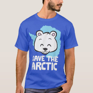 Save The Arctic Global Warming Climate Change Pola T-Shirt
