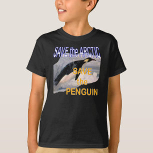 Save the Arctic Save the Penguin kids T-Shirt
