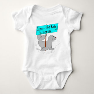 Save The Baby Humans Baby Bodysuit