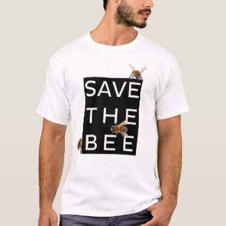 Save the Bee! Save the World! Boxed Bee T-Shirt