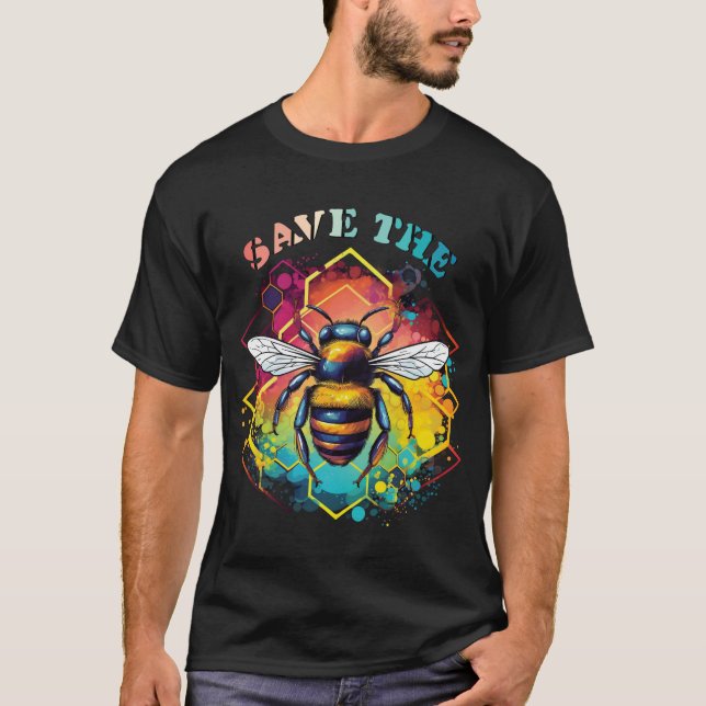 Save the Bee Shirt - Bee Lovers' Tee (Front)