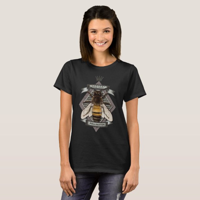 Save the Bee! : Support your Local Pollinator T-Shirt (Front Full)