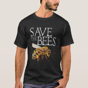 Save The Bees Apiary Honey bee Queen bee Beekeeper T-Shirt